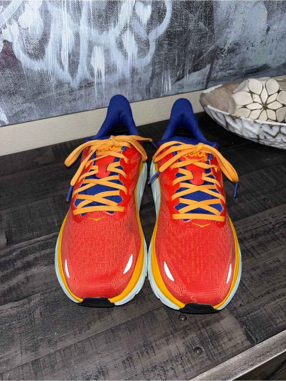 HOKA Clifton 8 'ST/ART Pack' running shoes WOMENS SZ 9.5